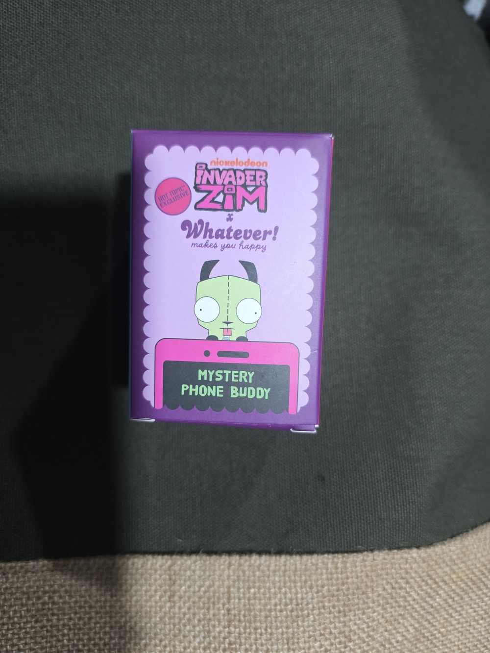 Nickelodeon Invader Zim Purple & Pink Mystery Phone Buddy
